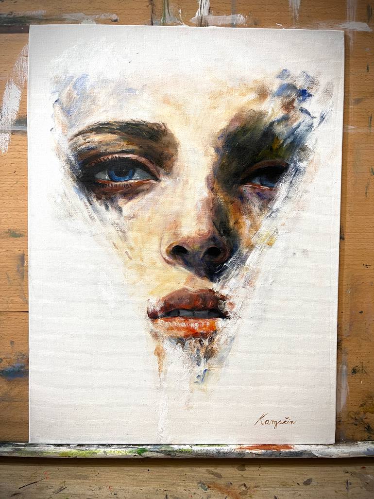 Original Figurative People Painting by Kresimir Kargacin