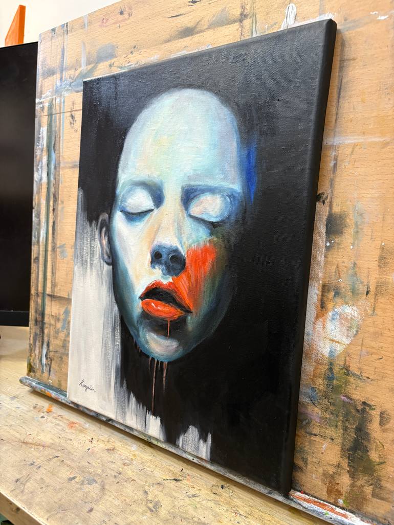 Original Figurative People Painting by Kresimir Kargacin