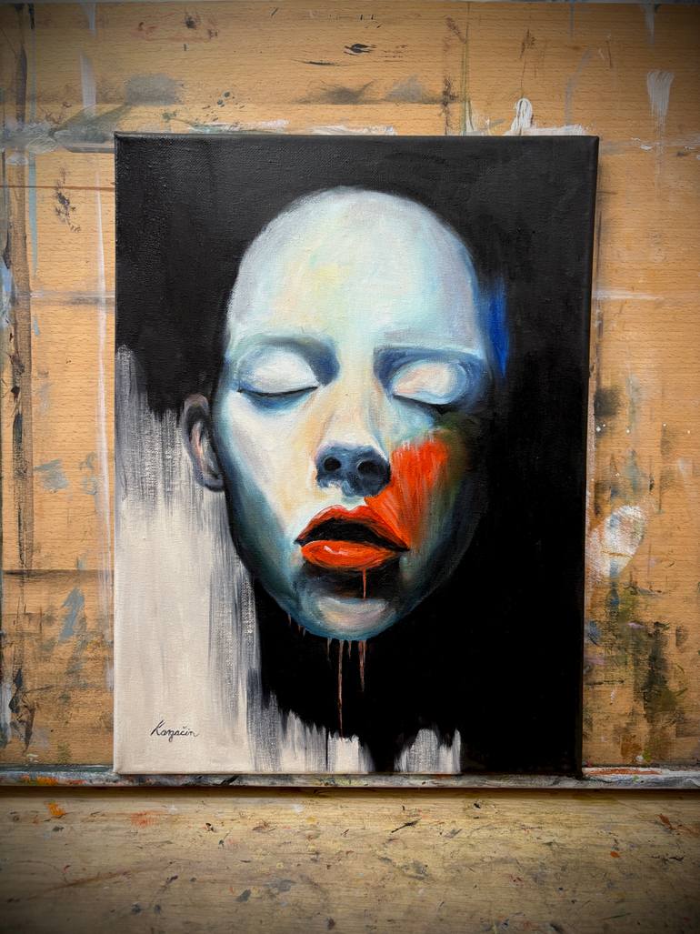 Original Figurative People Painting by Kresimir Kargacin