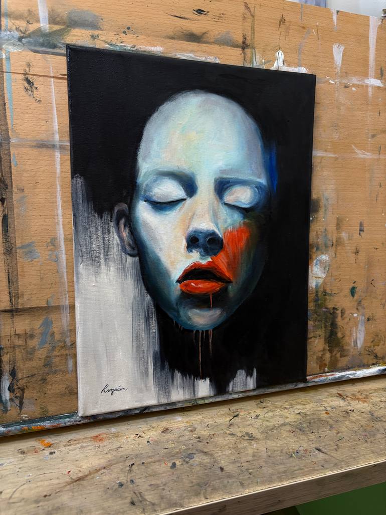 Original Figurative People Painting by Kresimir Kargacin