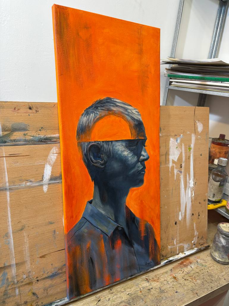 Original Expressionism People Painting by Kresimir Kargacin