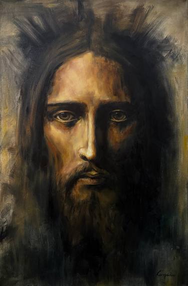 Original Realism Religion Painting by Kresimir Kargacin