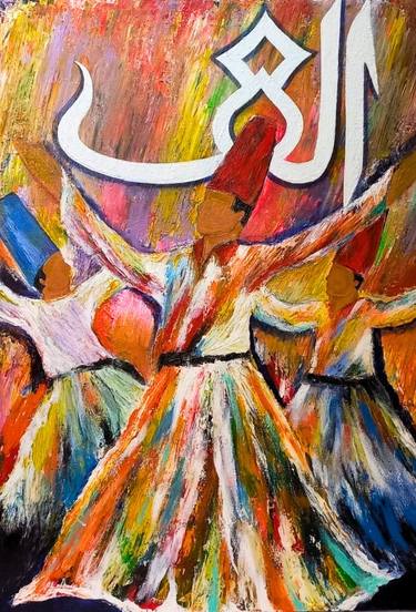 Original Contemporary Religion Paintings by Nida Khan
