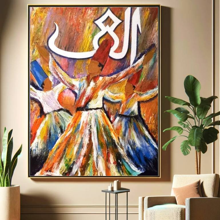 Original Contemporary Religion Painting by Nida Khan