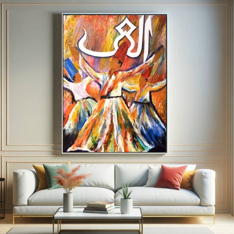 Original Contemporary Religion Painting by Nida Khan