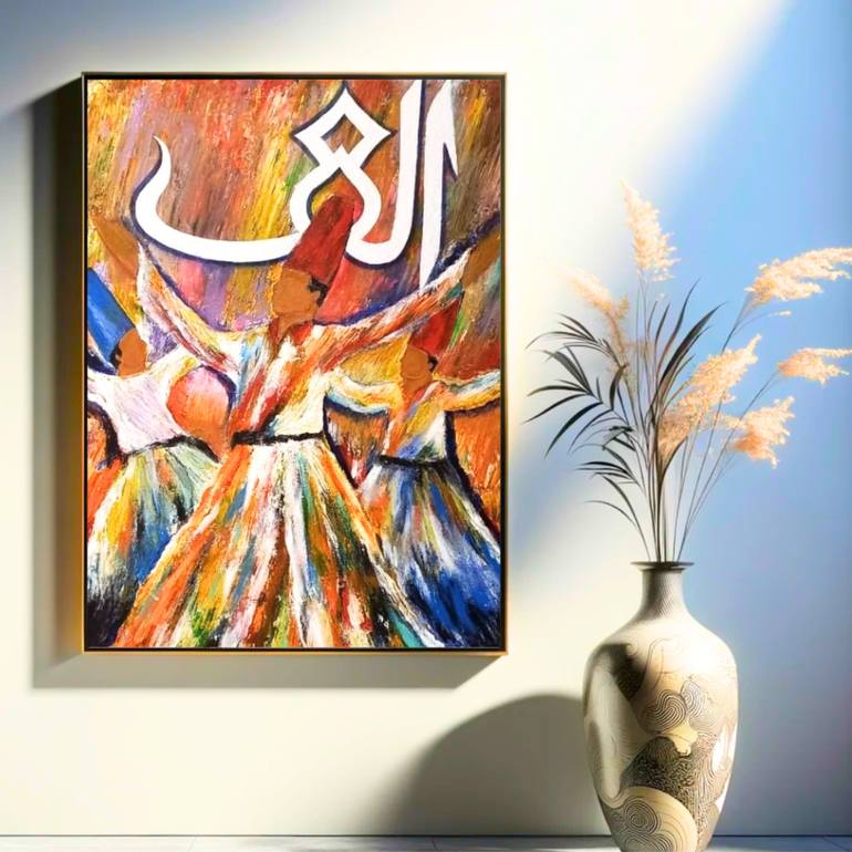 Original Contemporary Religion Painting by Nida Khan