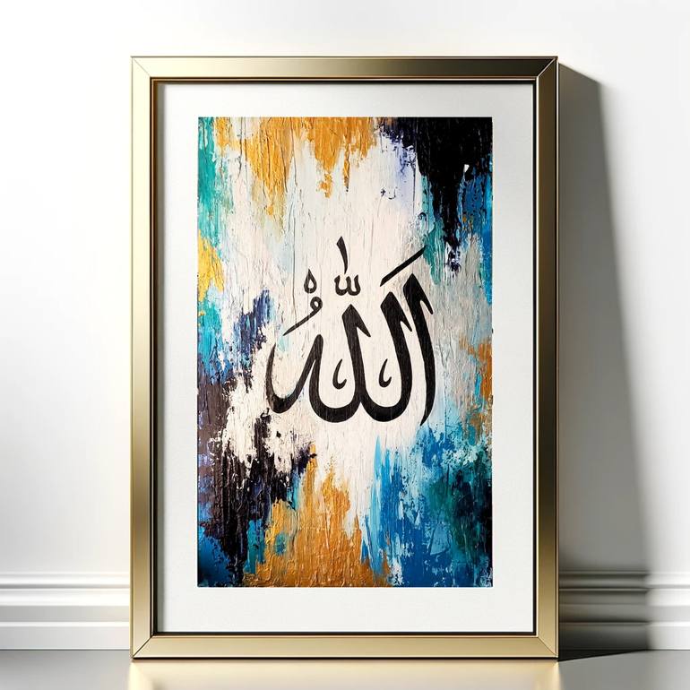 Original Abstract Religion Painting by Nida Khan