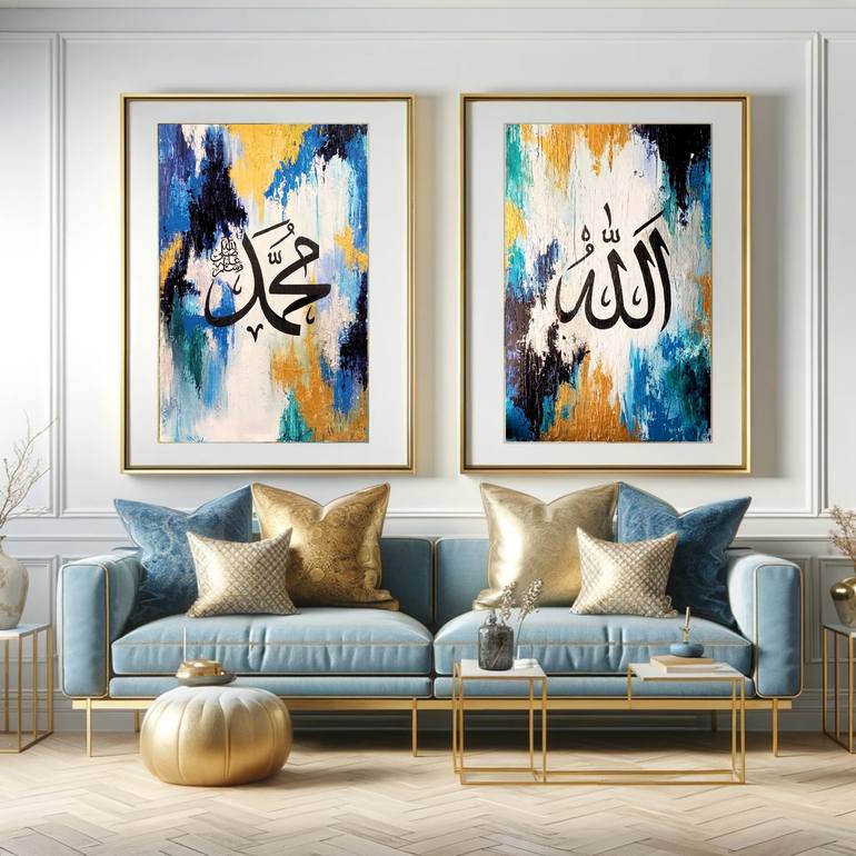 Original Abstract Religion Painting by Nida Khan