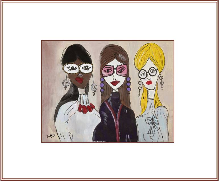 Original Contemporary Women Paintings by Farkhandah Babar