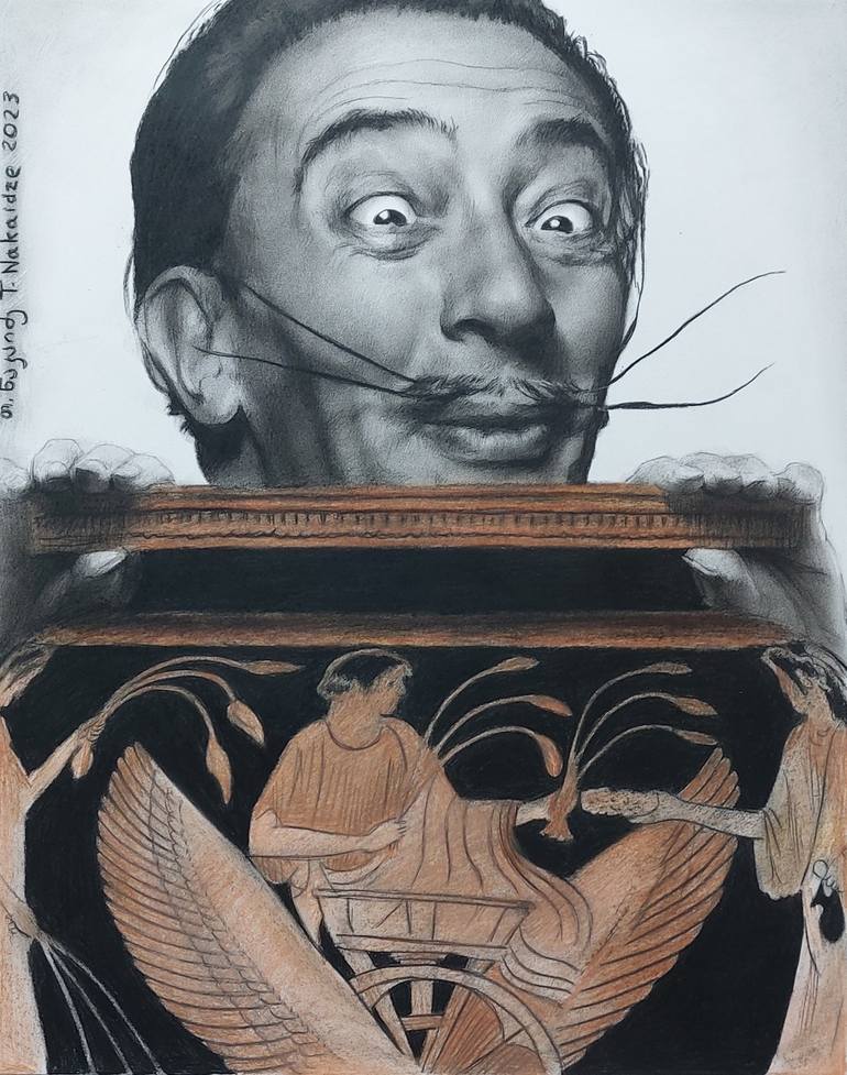 Print of Realism Humor Drawings by Tamar Nakaidze