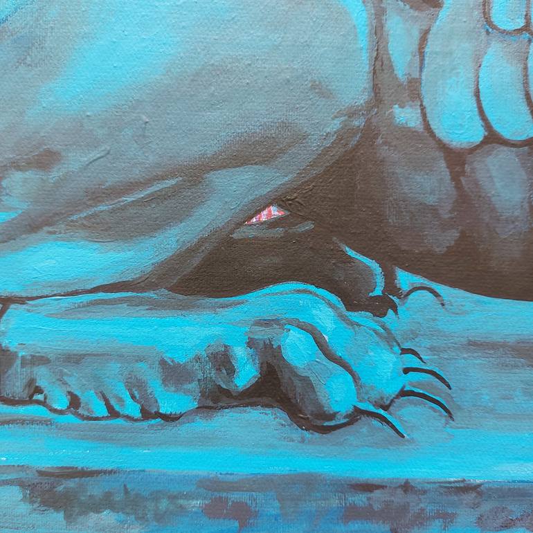 Original Realism Classical Mythology Painting by Tamar Nakaidze