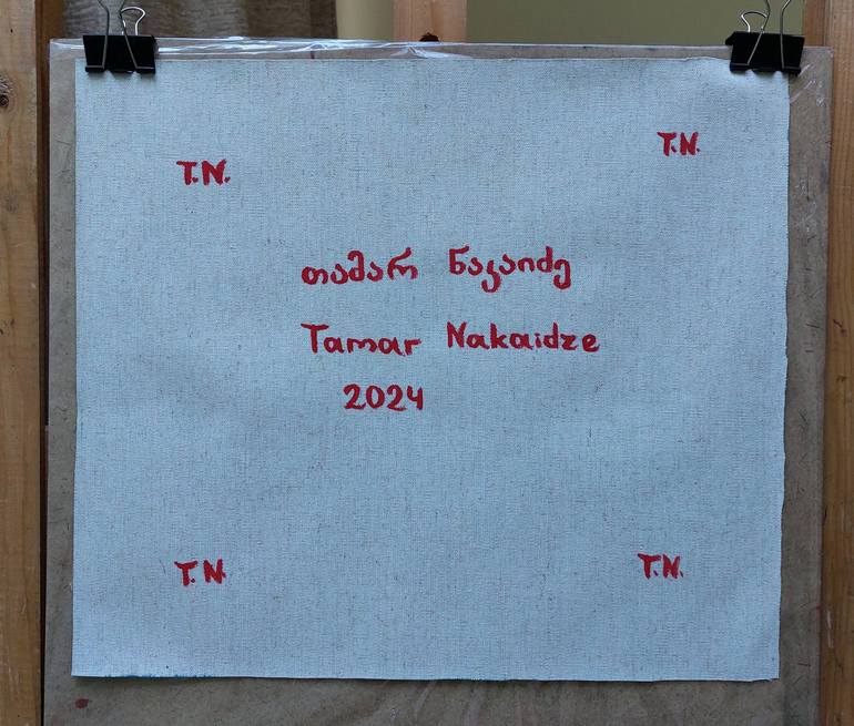 Original Realism Still Life Painting by Tamar Nakaidze