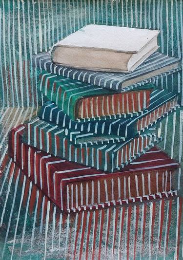 Original Contemporary Still Life Paintings by Tamar Nakaidze