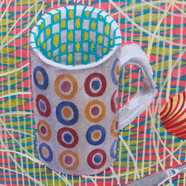 Original Contemporary Still Life Painting by Tamar Nakaidze