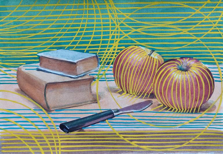 Print of Contemporary Still Life Paintings by Tamar Nakaidze
