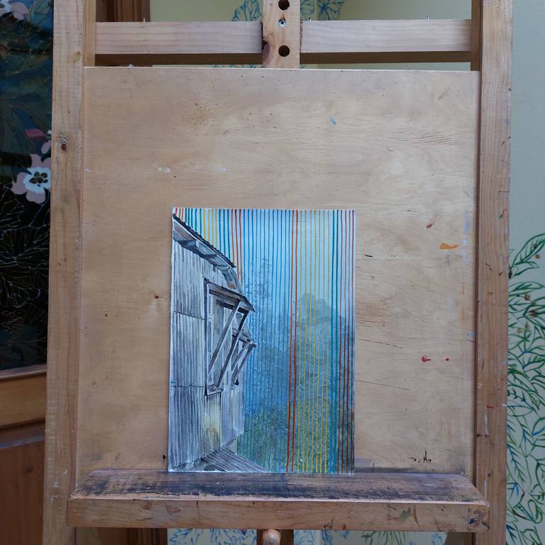 Original Contemporary Landscape Painting by Tamar Nakaidze