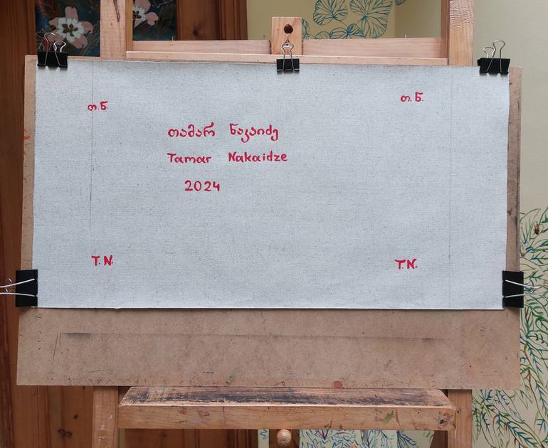 Original Realism Still Life Painting by Tamar Nakaidze