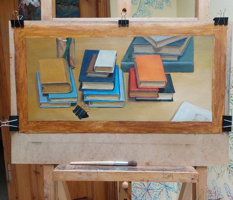 Original Realism Still Life Painting by Tamar Nakaidze