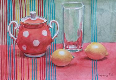 Original Contemporary Still Life Painting by Tamar Nakaidze