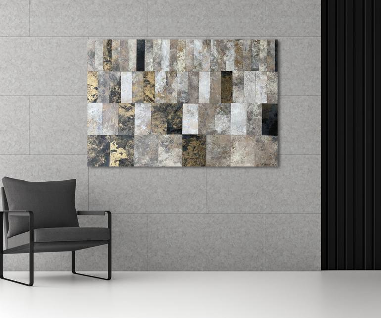 Original Geometric Abstract Painting by Adriane Witt