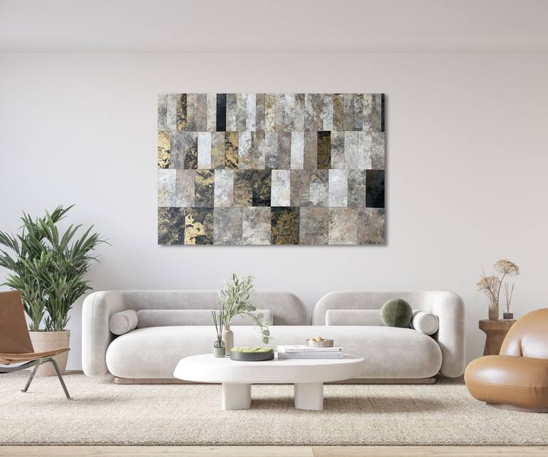 Original Geometric Abstract Painting by Adriane Witt
