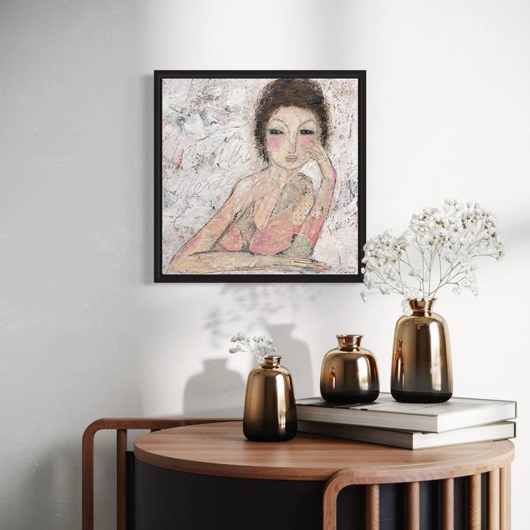 Original Abstract People Painting by Adriane Witt