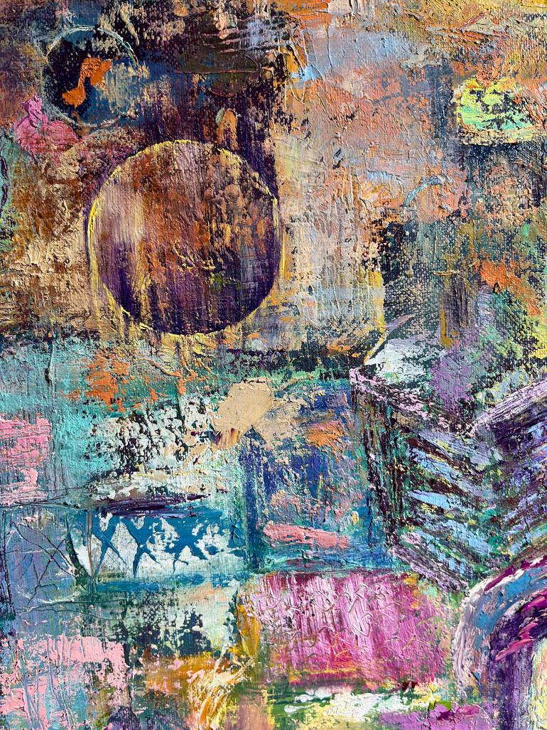 Original Abstract Expressionism Abstract Painting by Kristina Temnikova