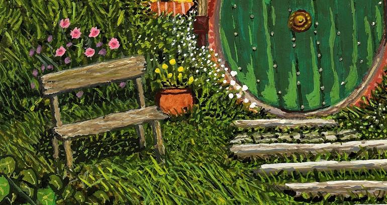 Original Realism Fantasy Painting by Augustus Bucci