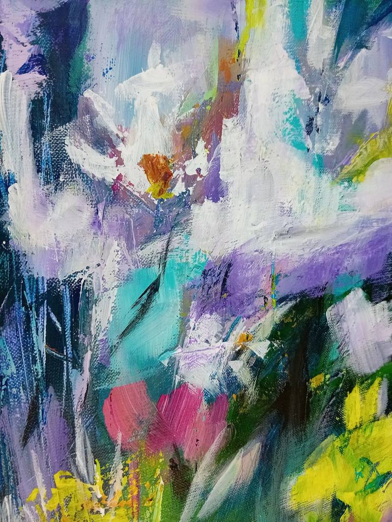 Original Abstract Expressionism Abstract Painting by Liliya Tapponnier LiTa Art