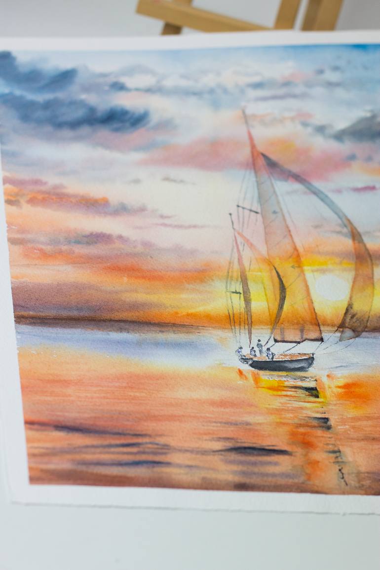 Original Realism Seascape Painting by Irina Ivanovska