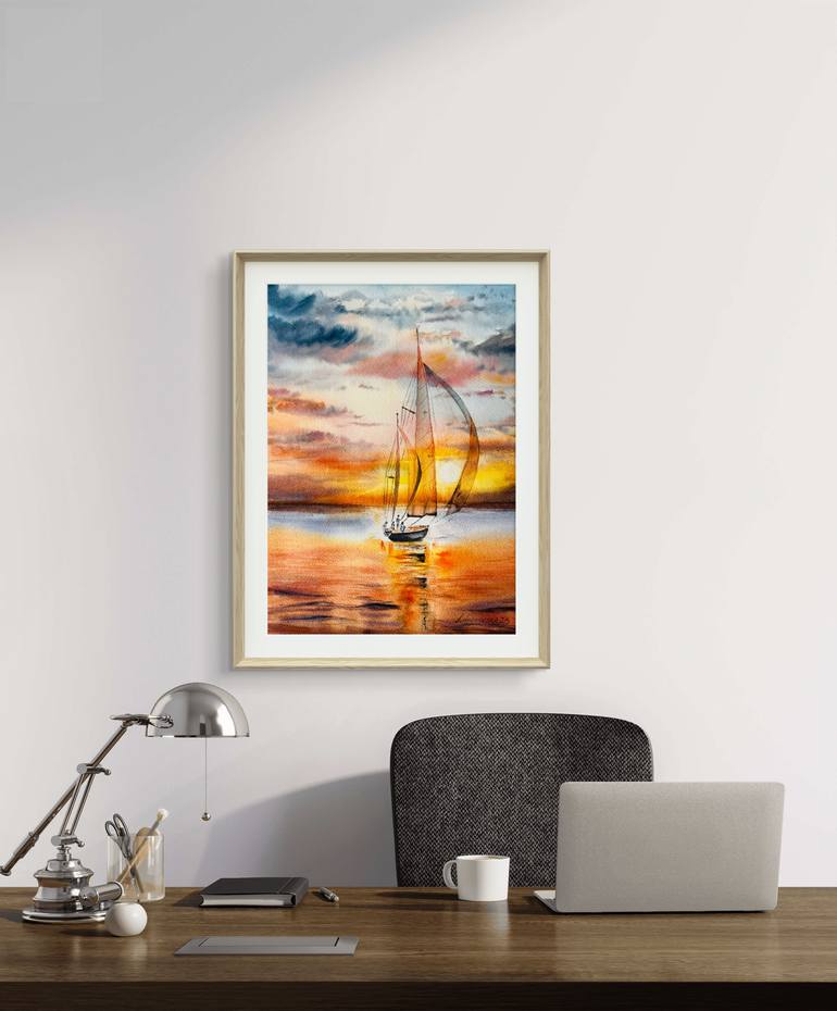 Original Realism Seascape Painting by Irina Ivanovska