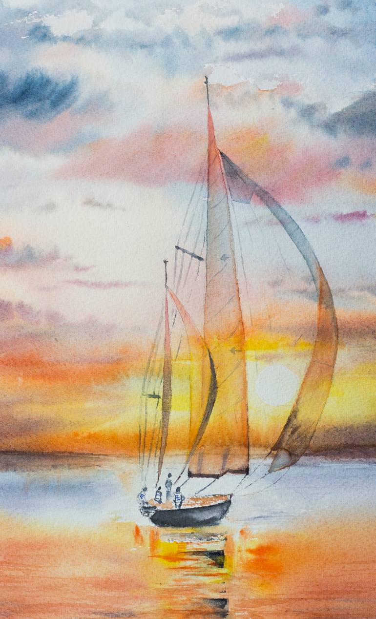 Original Realism Seascape Painting by Irina Ivanovska