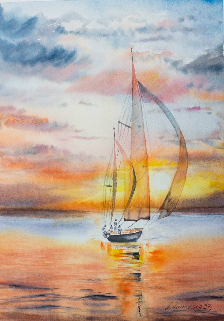 Original Realism Seascape Painting by Irina Ivanovska