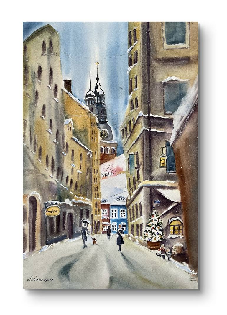 Original Classicism Cities Painting by Irina Ivanovska