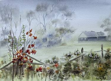 Original Classicism Garden Paintings by Irina Ivanovska