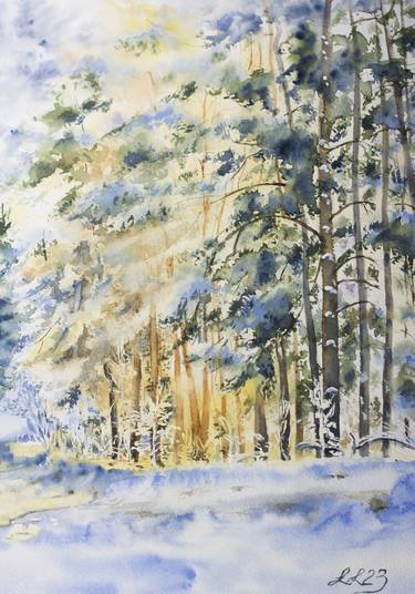 Original Classicism Landscape Paintings by Irina Ivanovska