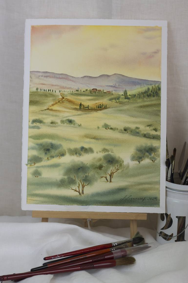 Original Realism Landscape Painting by Irina Ivanovska