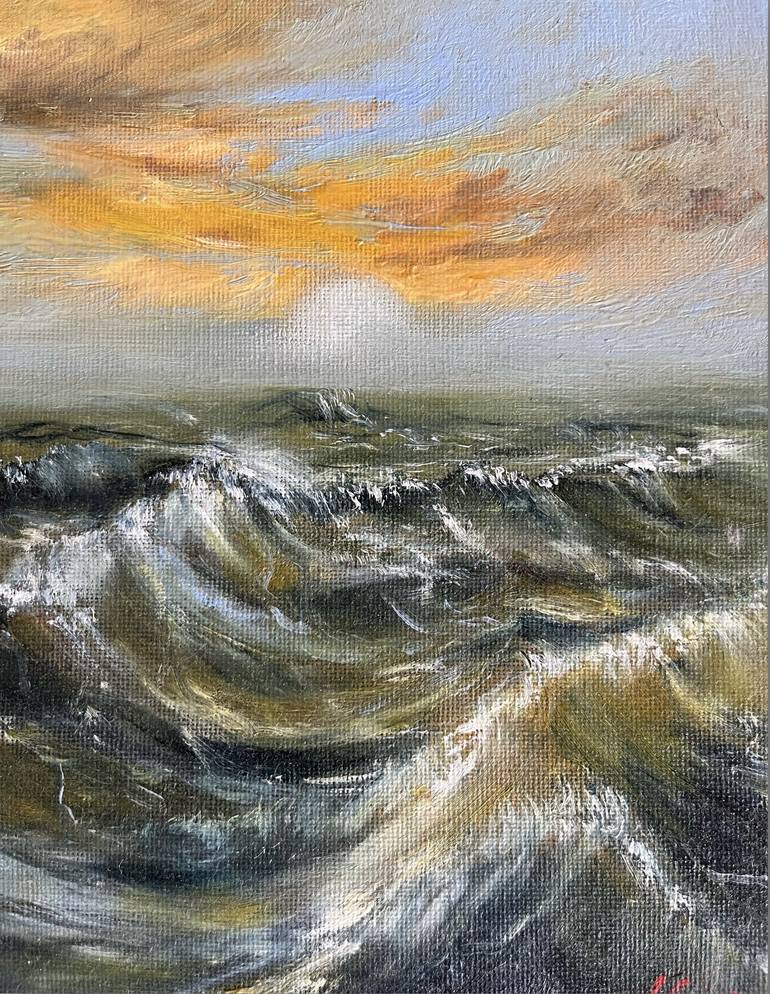 Original Abstract Seascape Paintings by Irina Ivanovska