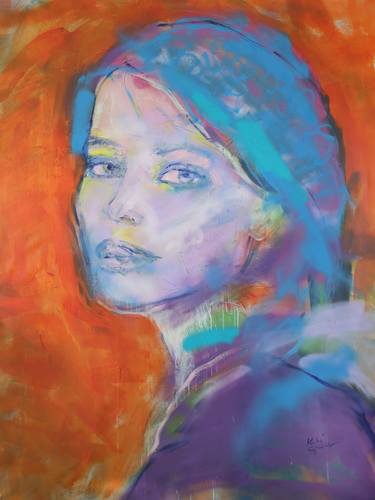 Original Contemporary Women Paintings by Kiki Spring