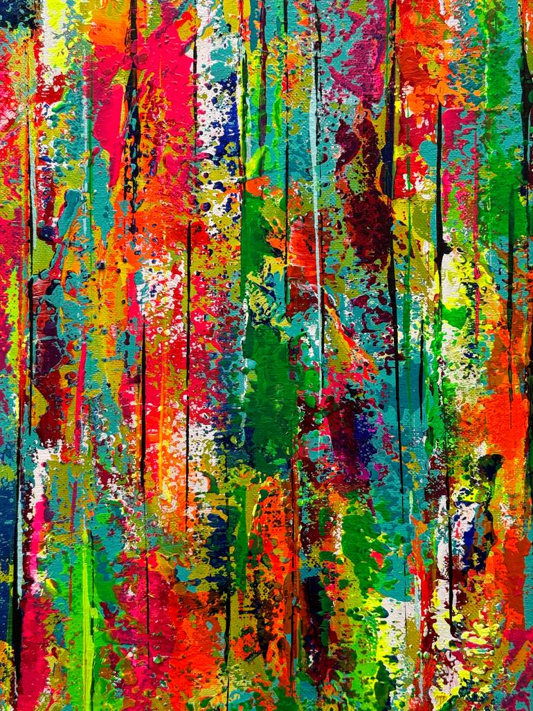 Original Abstract Expressionism Abstract Painting by Lilit Marukyan