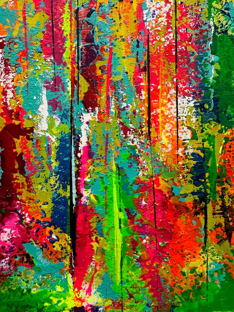 Original Abstract Expressionism Abstract Painting by Lilit Marukyan