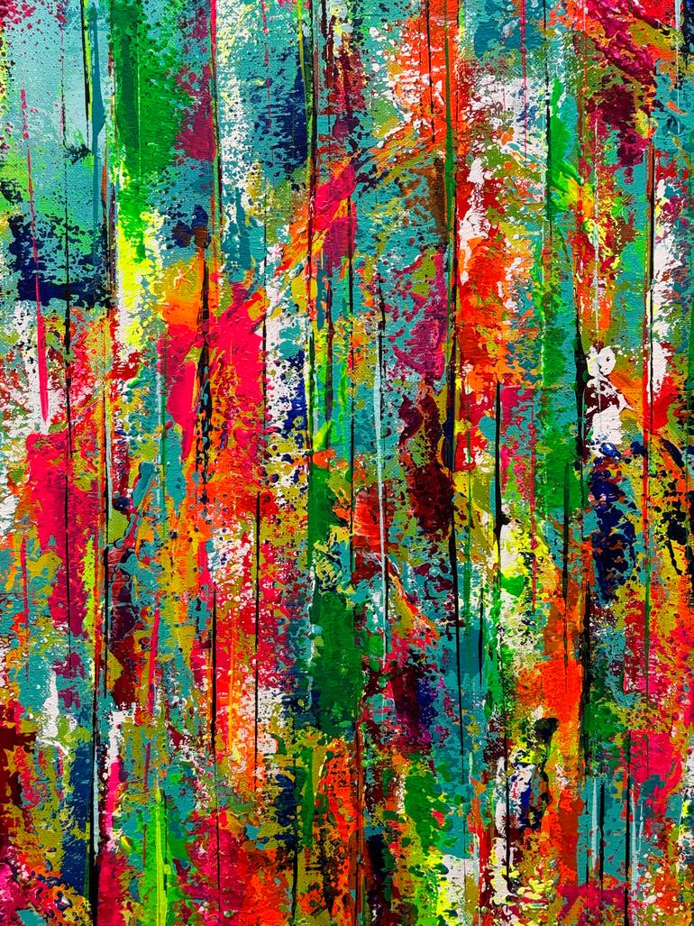 Original Abstract Expressionism Abstract Painting by Lilit Marukyan