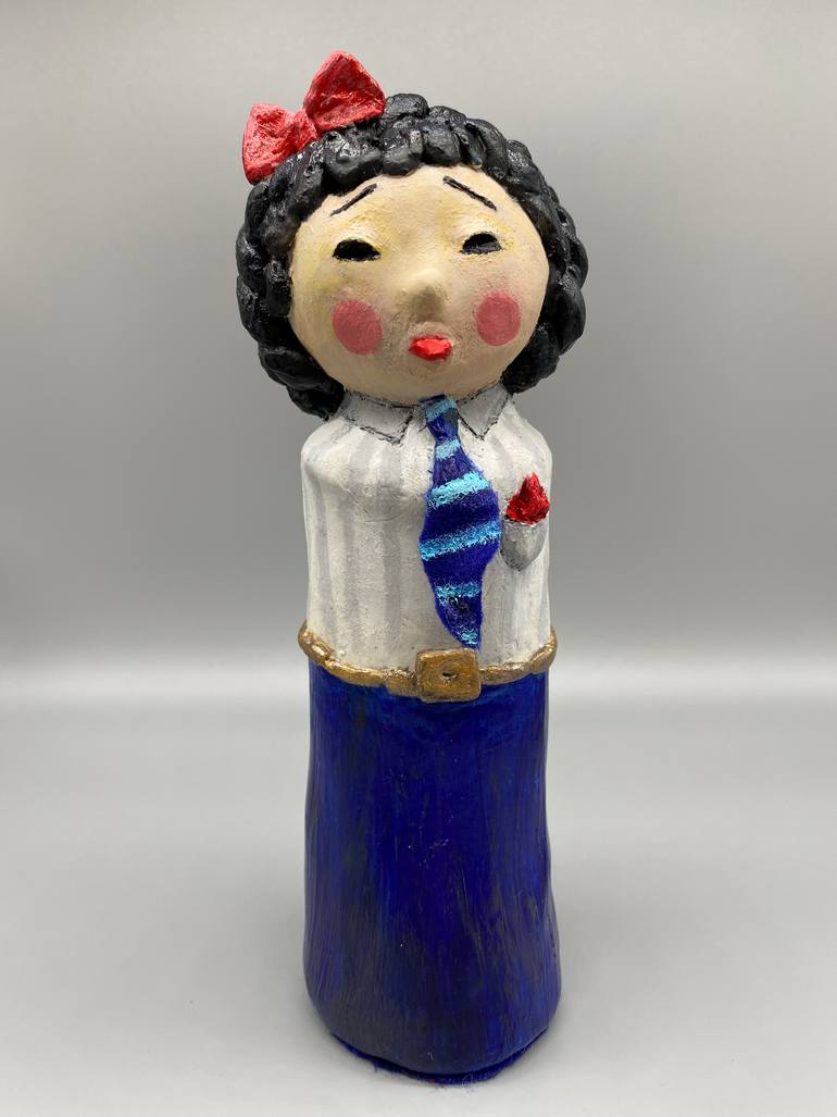 Original Figurative Women Sculpture by Christy Julian