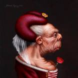 La Donna Grottesca (after Da Vinci) by steven kenny