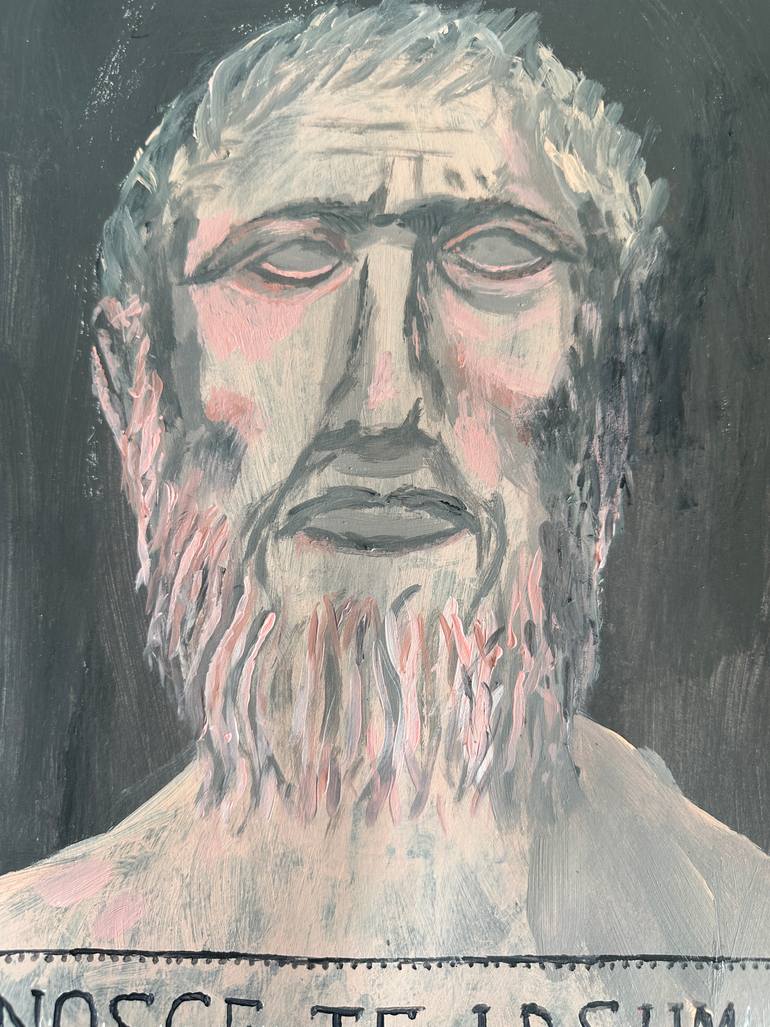 Original Classicism People Painting by Anton Art