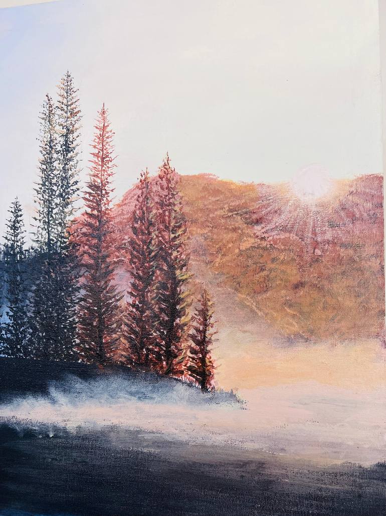 Original Realism Landscape Painting by Aina Fatima