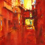 Red Street by Bhavesh Zala