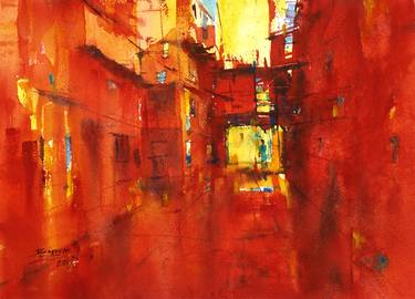 Original Abstract Landscape Paintings by Bhavesh Zala