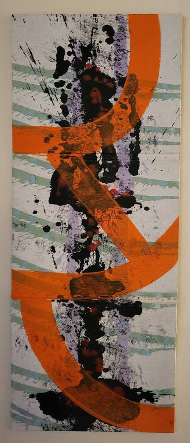 Original Abstract Mixed Media by Franco Bogge