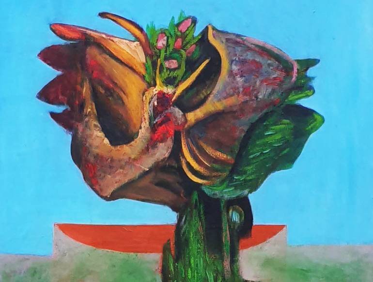 Original Abstract Expressionism Abstract Painting by Franco Bogge